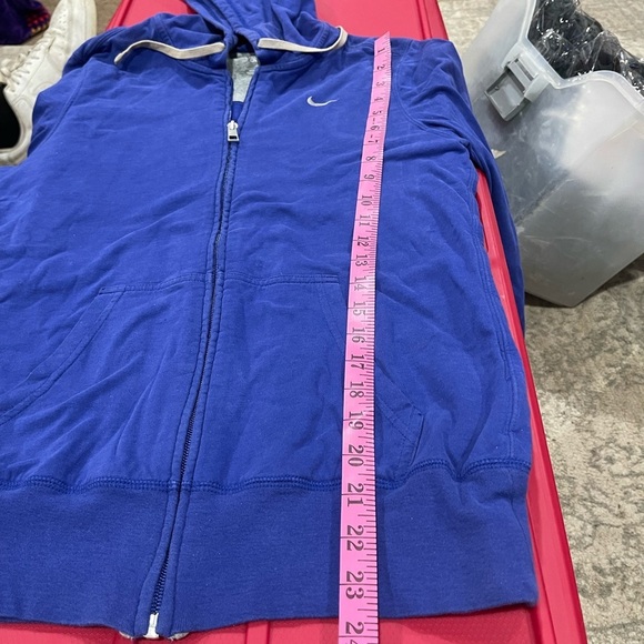 COPY - Nike Blue Zip-Up Hoodie large - Picture 4 of 11